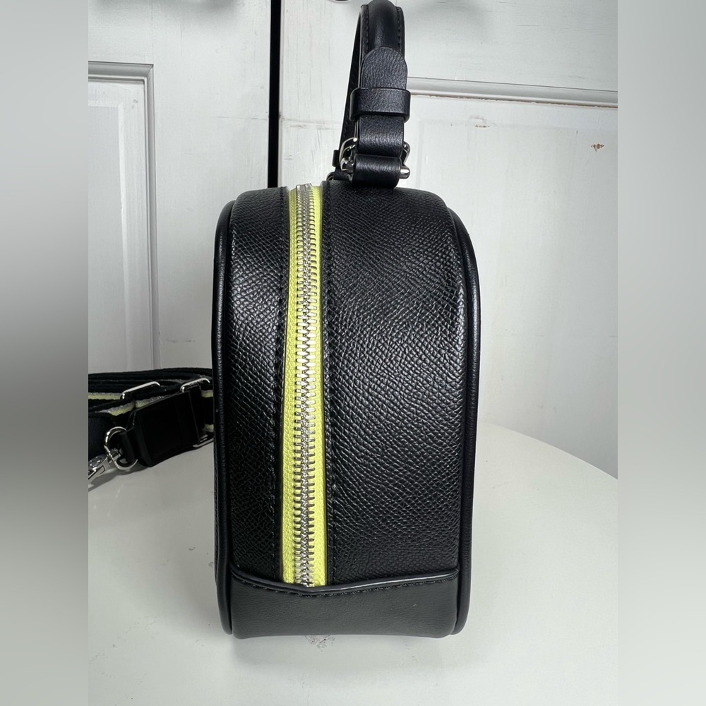 TOUS Medium Crossbody Bag With Yellow Mirrored Tassel And Removable Straps - Picture 9 of 12
